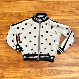 Manila Grace Polka Dot Zip Up Size 4